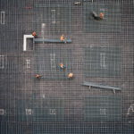 Creation of the foundation for the plant